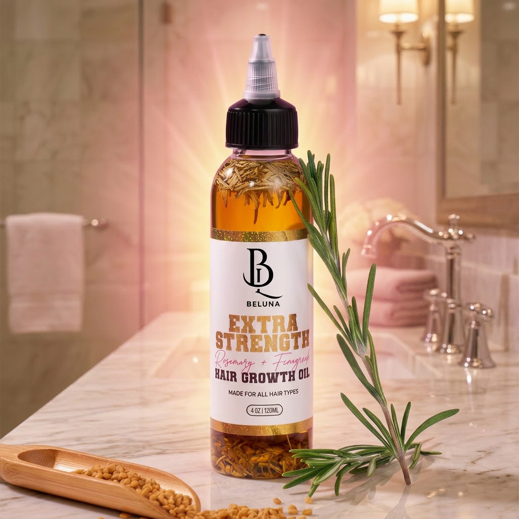 Rosemary + Fenugreek Hair Growth Oil – Strengthening Scalp Serum