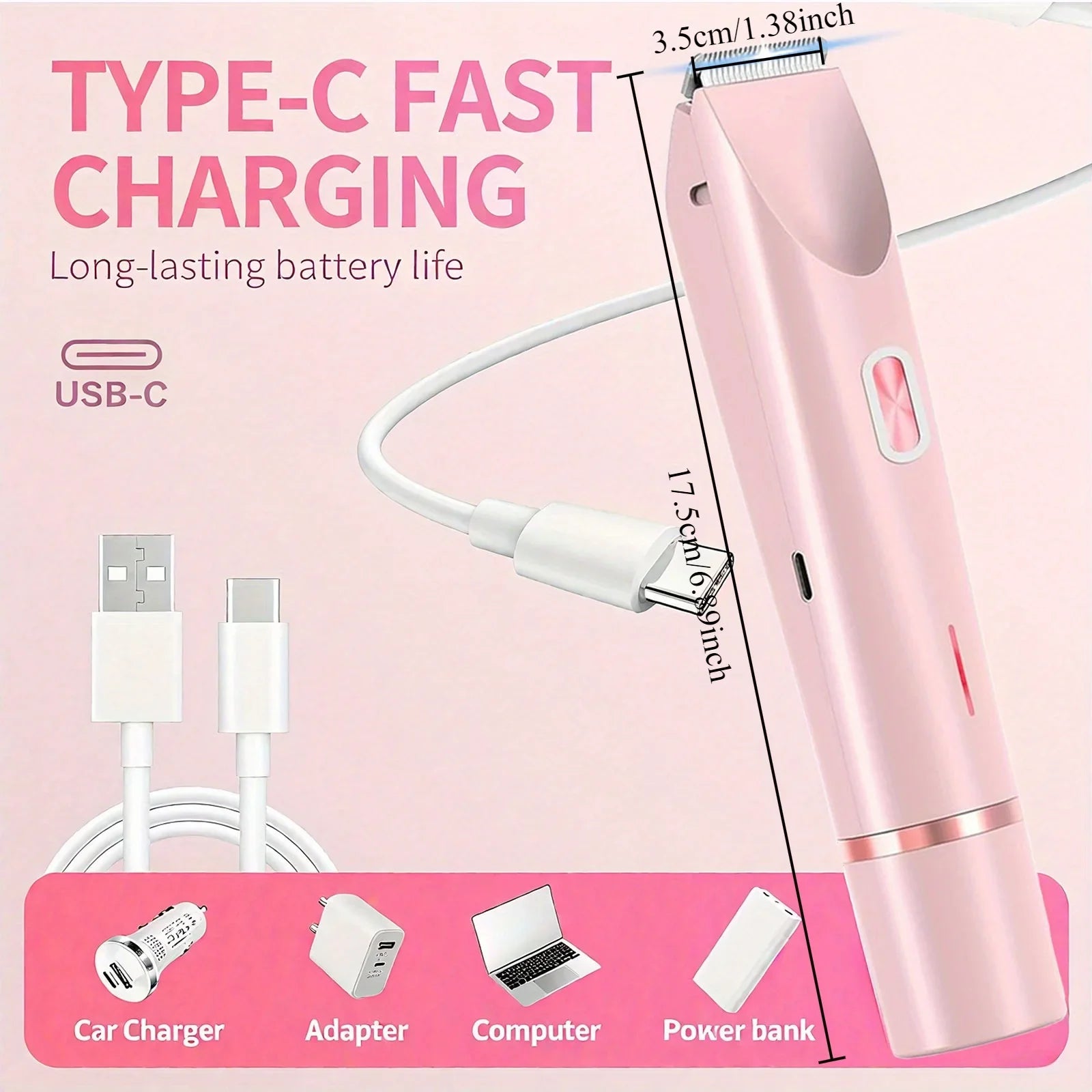 Beluna SmoothGlide 2-in-1 Body Trimmer