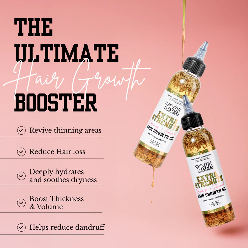 Rosemary + Fenugreek Hair Growth Oil – Strengthening Scalp Serum